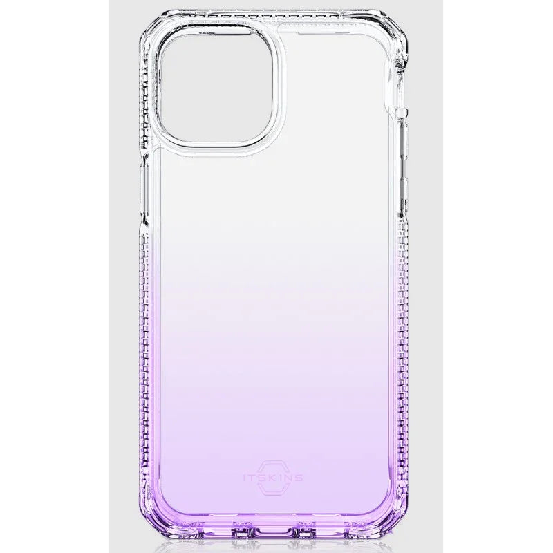 Itskins Hybrid Ombre iPhone 13 Pro Max Cover - Light Purple - Tashqila Itskins Hybrid Ombre iPhone 13 Pro Max Cover - Light Purple - Tashqila
